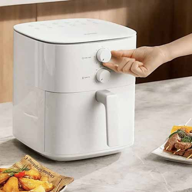 Аэрофритюрница Xiaomi Smart Air Fryer Essential 6L MAF13 (Международная версия) Белый  (Уценка)