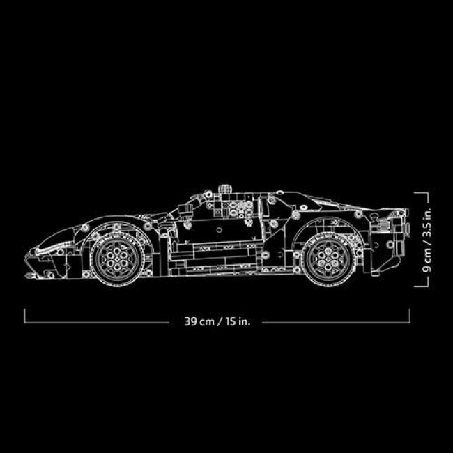 Конструктор LEGO Technic 42154 2022 Ford GT