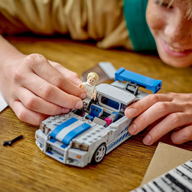 Конструктор LEGO Speed Champions 76917 Двойной Форсаж: Nissan Skyline GT-R (R34) 