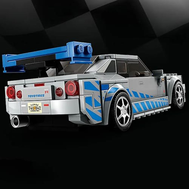 Конструктор LEGO Speed Champions 76917 Двойной Форсаж: Nissan Skyline GT-R (R34) 