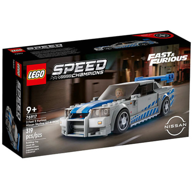 Конструктор LEGO Speed Champions 76917 Двойной Форсаж: Nissan Skyline GT-R (R34) 