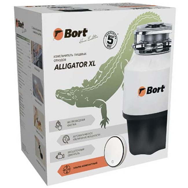 Измельчитель пищевых отходов Bort Alligator XL Измельчитель пищевых отходов Bort Alligator XL