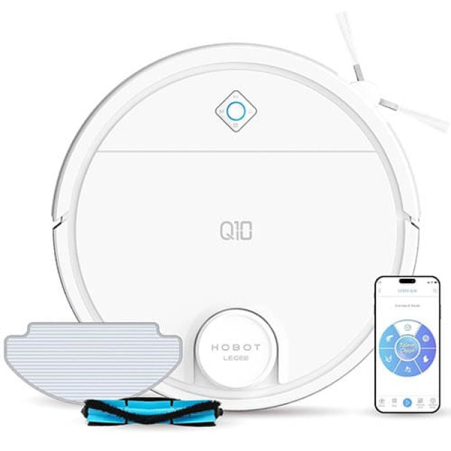 Робот-пылесос HOBOT Legee-Q10 Белый Робот-пылесос HOBOT Legee-Q10 Белый