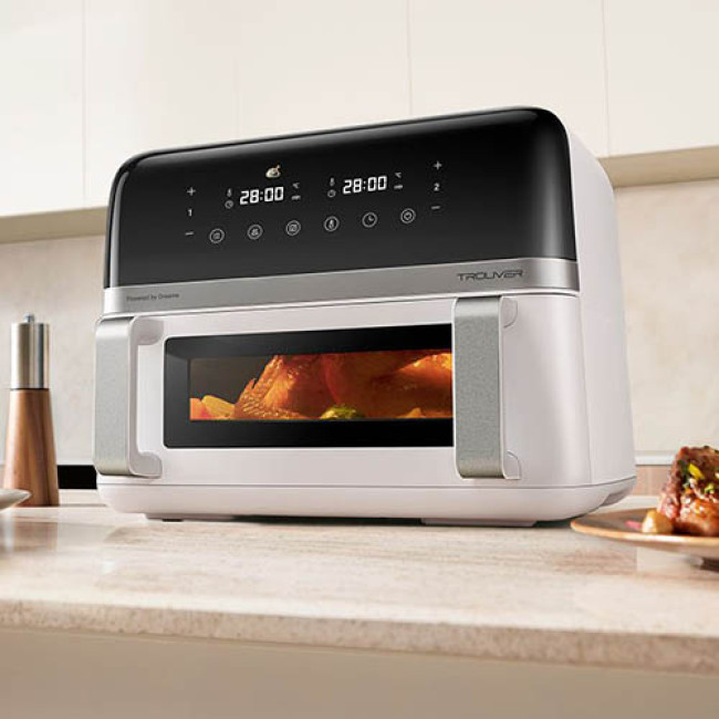 Аэрогриль (аэрофритюрница) Trouver Air Fryer FD20 Pro AF-5518ATB Белый Аэрогриль (аэрофритюрница) Trouver Air Fryer FD20 Pro AF-5518ATB Белый