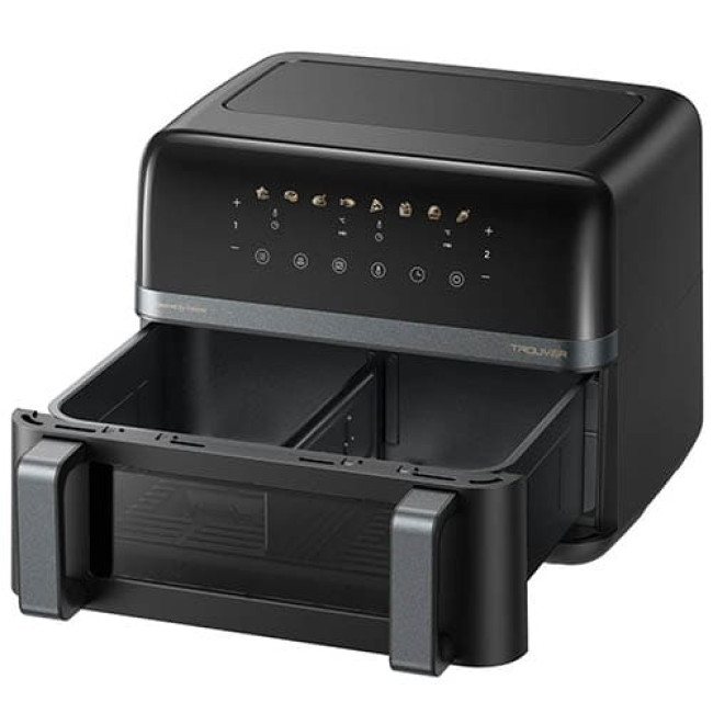 Аэрогриль (аэрофритюрница) Trouver Air Fryer FD20 Pro AF-5518ATB Черный Аэрогриль (аэрофритюрница) Trouver Air Fryer FD20 Pro AF-5518ATB Черный