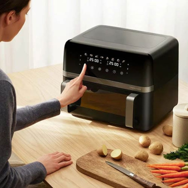 Аэрогриль (аэрофритюрница) Trouver Air Fryer FD20 Pro AF-5518ATB Черный Аэрогриль (аэрофритюрница) Trouver Air Fryer FD20 Pro AF-5518ATB Черный