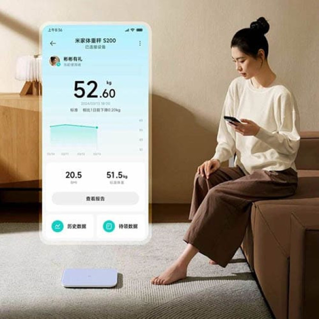 Умные весы Xiaomi Mijia Body Fat Scale S200 MJTZC02YM Белые Умные весы Xiaomi Mijia Body Fat Scale S200 MJTZC02YM Белые