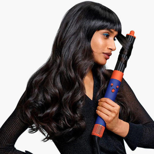 Фен-стайлер Dyson Airwrap Complete Long HS08 i.d. (с переходником на евровилку) Синие румяна/топаз