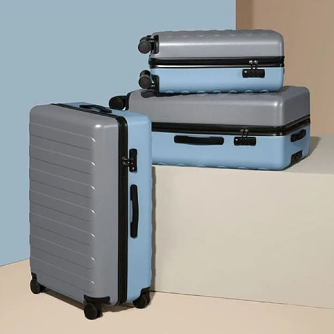 Чемодан Ninetygo Rhine Luggage 24'' Серый/Голубой Чемодан Ninetygo Rhine Luggage 24'' Серый/Голубой