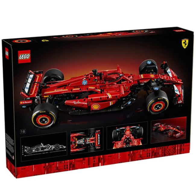 Конструктор LEGO Technic 42207 Гоночная машина Ferrari SF-24 Конструктор LEGO Technic 42207 Гоночная машина Ferrari SF-24