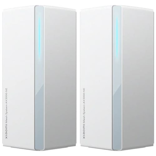 Wi-Fi система Xiaomi Mesh System AX3000 NE RD28 2-Pack (Международная версия) Белый Wi-Fi система Xiaomi Mesh System AX3000 NE RD28 2-Pack (Международная версия) Белый