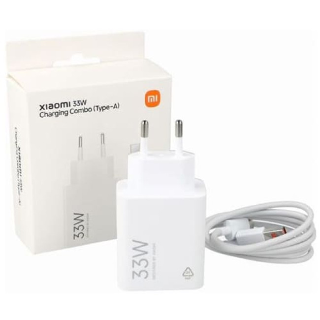 Зарядное устройство Xiaomi 33W Charging Combo MDY-16-EF Международная версия (Белый) Зарядное устройство Xiaomi 33W Charging Combo MDY-16-EF Международная версия (Белый)