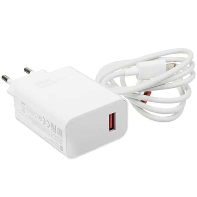Зарядное устройство Xiaomi 33W Charging Combo MDY-16-EF Международная версия (Белый) Зарядное устройство Xiaomi 33W Charging Combo MDY-16-EF Международная версия (Белый)