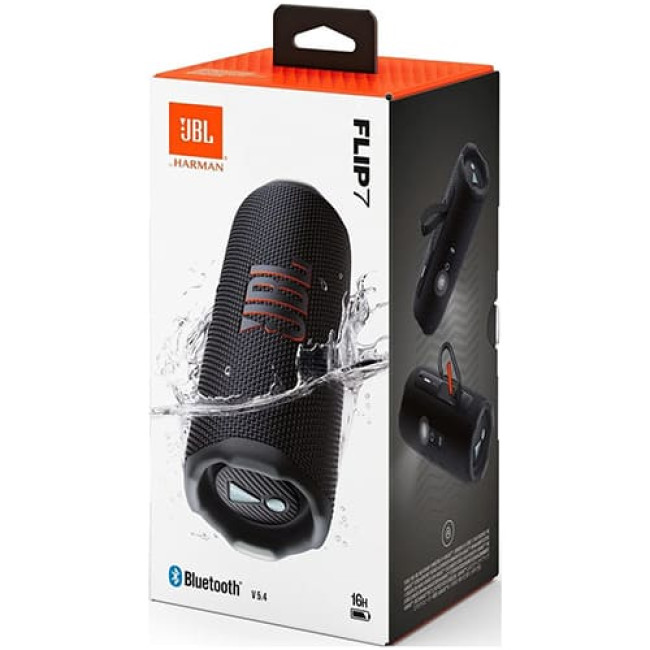 Беспроводная колонка JBL Flip 7 Черный Беспроводная колонка JBL Flip 7 Черный