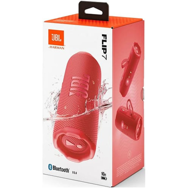 Беспроводная колонка JBL Flip 7 Красный