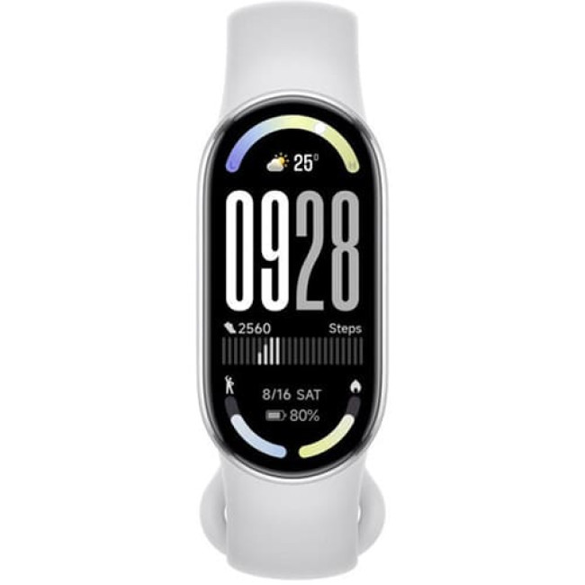 Фитнес-браслет Xiaomi Smart Band 10 (Международная версия) Серебристый, с белым силиконовым ремешком Фитнес-браслет Xiaomi Smart Band 10 (Международная версия) Серебристый, с белым силиконовым ремешком