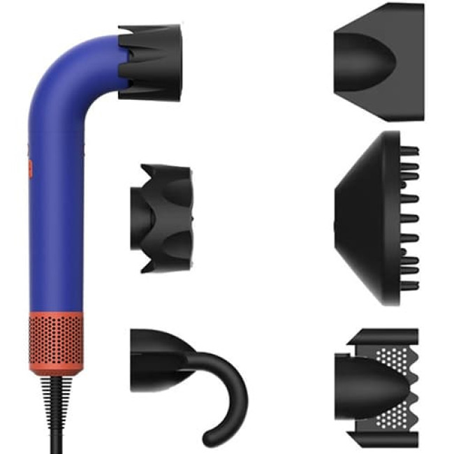 Фен для волос Beheart Hair Dryer X11 Pro 6 насадок (Европейская версия) Синий