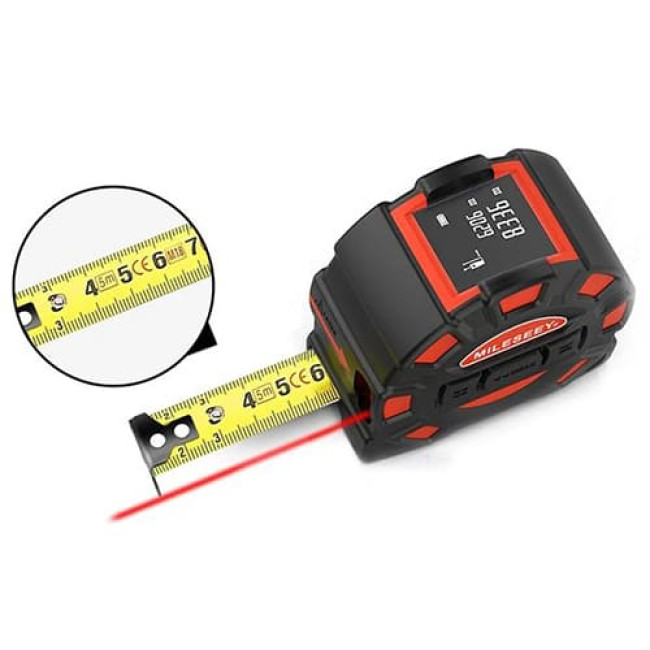Лазерная рулетка Mileseey Laser Tape Measure 2-в-1 (DT11) Лазерная рулетка Mileseey Laser Tape Measure 2-в-1 (DT11)