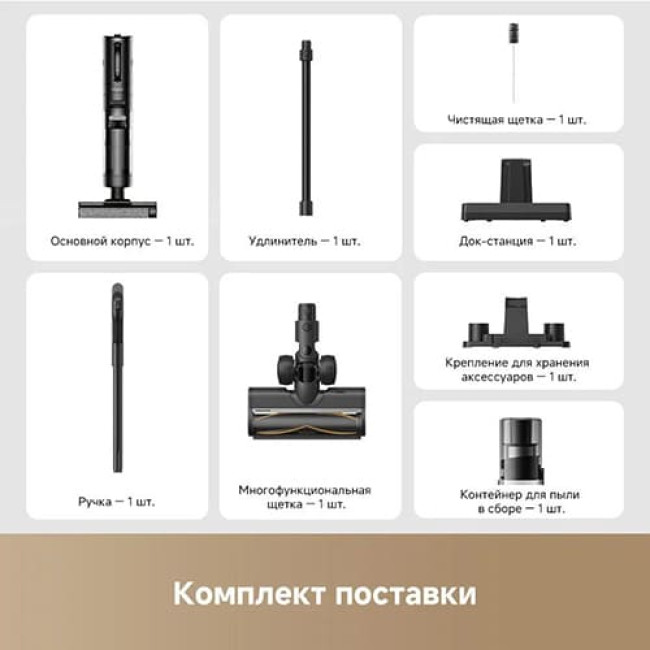 Пылесос Dreame G10 Combo Wet and Dry Vacuum HHV11A (Международная версия) Черный
