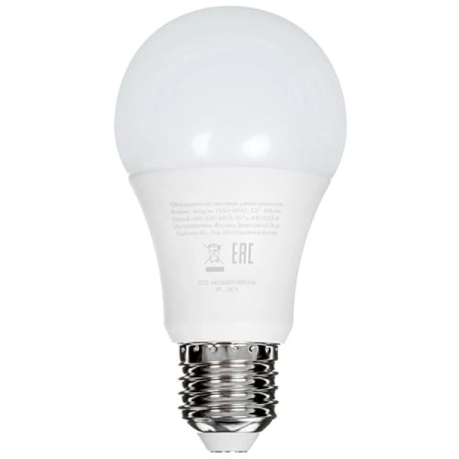 Умная лампа Яндекс E27 9W 806 Lm YNDX-00551 Белая Умная лампа Яндекс E27 9W 806 Lm YNDX-00551 Белая