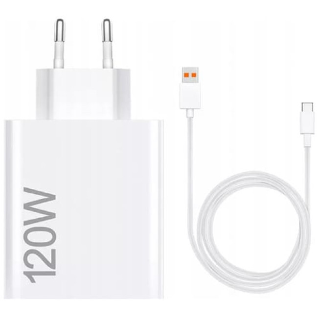 Зарядное устройство Xiaomi 120W HyperCharge Combo MDY-14-EE (Международная версия) Белый Зарядное устройство Xiaomi 120W HyperCharge Combo MDY-14-EE (Международная версия) Белый