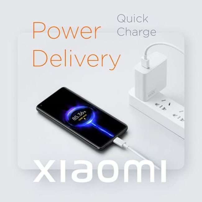 Зарядное устройство Xiaomi 120W HyperCharge Combo MDY-14-EE (Международная версия) Белый Зарядное устройство Xiaomi 120W HyperCharge Combo MDY-14-EE (Международная версия) Белый