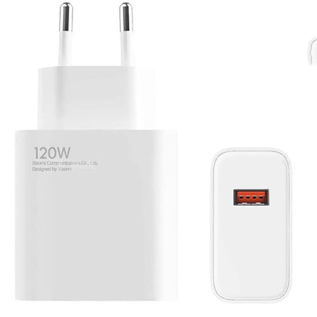 Зарядное устройство Xiaomi 120W HyperCharge Combo MDY-14-EE (Международная версия) Белый Зарядное устройство Xiaomi 120W HyperCharge Combo MDY-14-EE (Международная версия) Белый