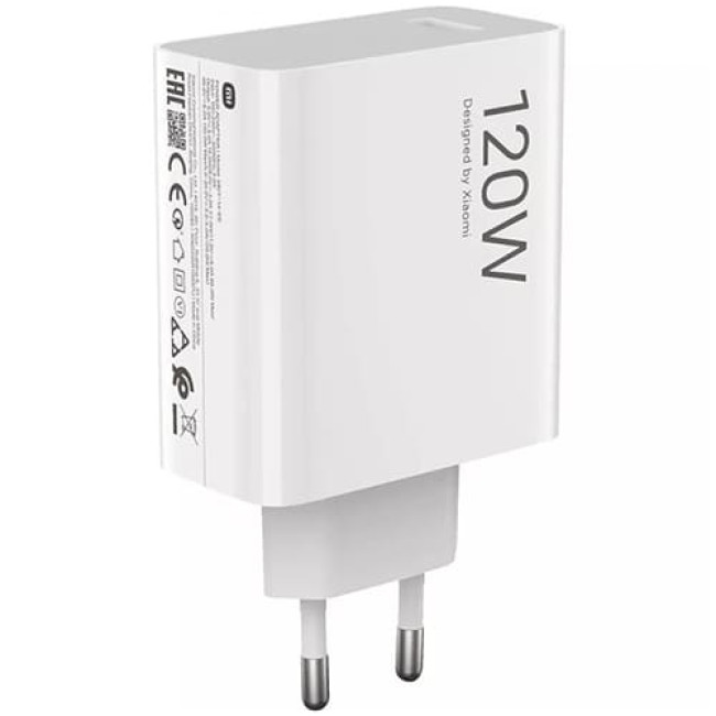 Зарядное устройство Xiaomi 120W HyperCharge Combo MDY-14-EE (Международная версия) Белый Зарядное устройство Xiaomi 120W HyperCharge Combo MDY-14-EE (Международная версия) Белый