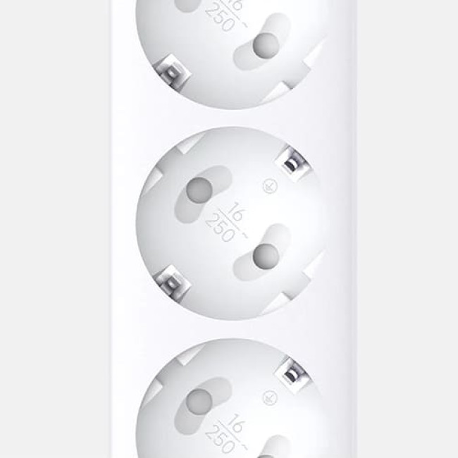 Сетевой фильтр Xiaomi 20W Power Strip 2C1A XMCXB01EU Европейская версия Белый