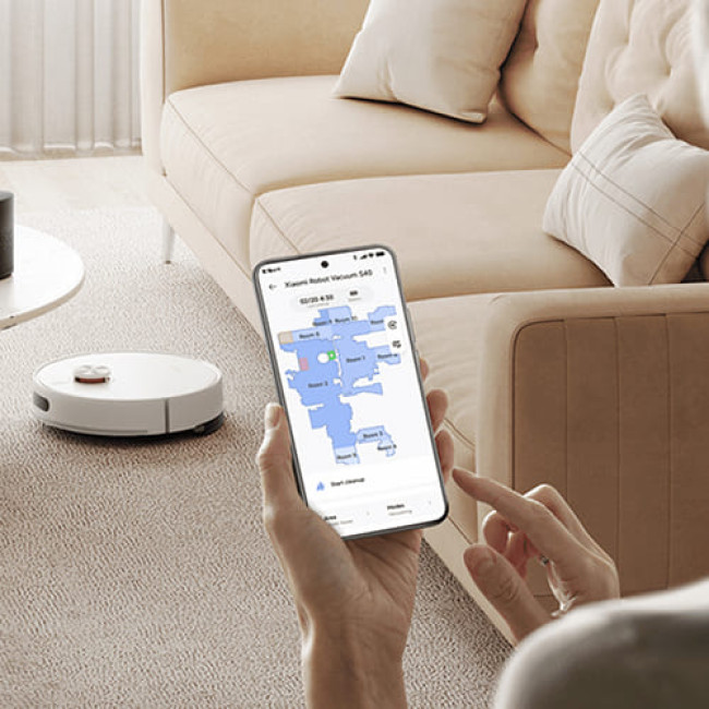 Робот-пылесос Xiaomi Robot Vacuum S40 OV81 (Международная версия) Белый Робот-пылесос Xiaomi Robot Vacuum S40 OV81 (Международная версия) Белый