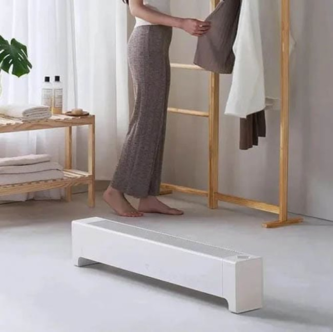 Обогреватель конвекторный Xiaomi Mijia Skirting Electric Heater TJXDNQ07ZM (с переходником на евровилку)