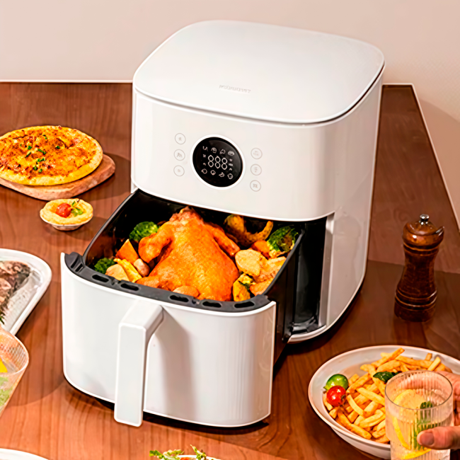 Аэрогриль (Аэрофритюрница) Xiaomi Mi Air Fryer 6.5L MAF-W6051 (Международная версия) Белый