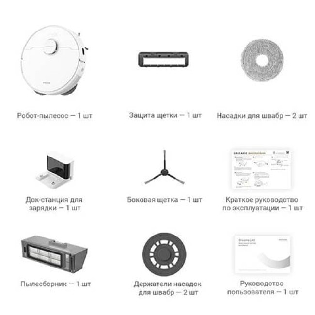 Робот-пылесос Dreame Robot Vacuum L40 RLL42SDA (Международная версия) Белый Робот-пылесос Dreame Robot Vacuum L40 RLL42SDA (Международная версия) Белый