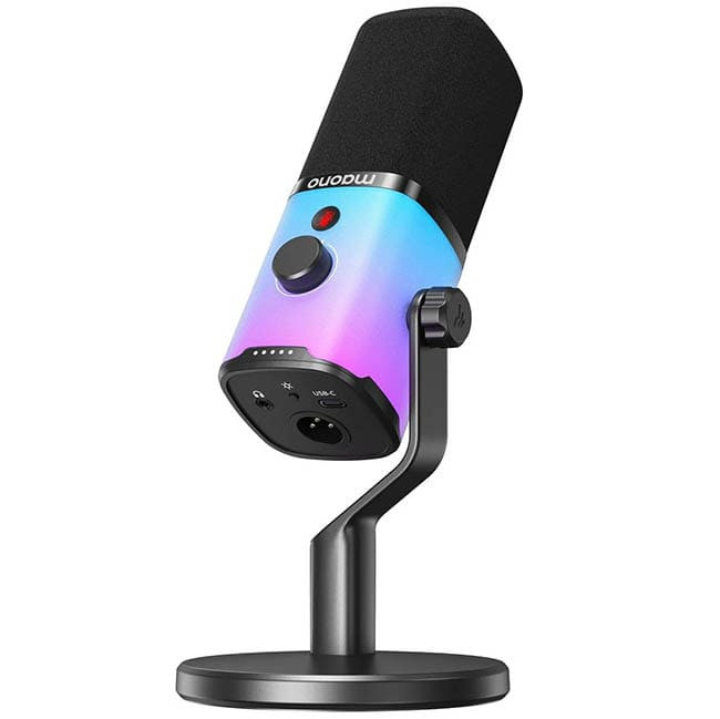 Микрофон Maono PD100X RGB Черный Микрофон Maono PD100X RGB Черный