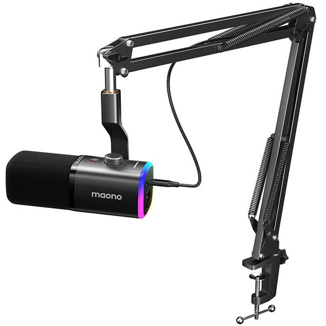 Микрофон Maono PD100XS RGB Черный Микрофон Maono PD100XS RGB Черный