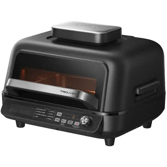 Аэрогриль (Аэрофритюрница) Trouver Indoor Air fry grill IG20 Pro (Международная версия) Черный