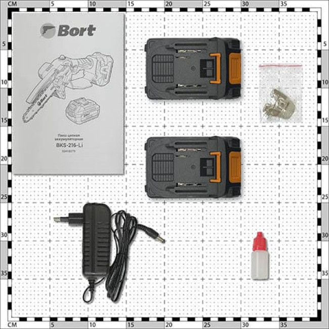 Аккумуляторная пила Bort BKS-216-Li 93418279 (два АКБ, кейс)