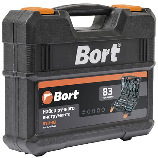 Универсальный набор инструментов Bort BTK-83 (83 предмета) Универсальный набор инструментов Bort BTK-83 (83 предмета)