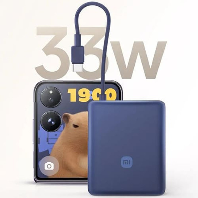 Аккумулятор внешний Xiaomi Power Bank 33W PB1033MI 10000mAh (Международная версия) Синий Аккумулятор внешний Xiaomi Power Bank 33W PB1033MI 10000mAh (Международная версия) Синий