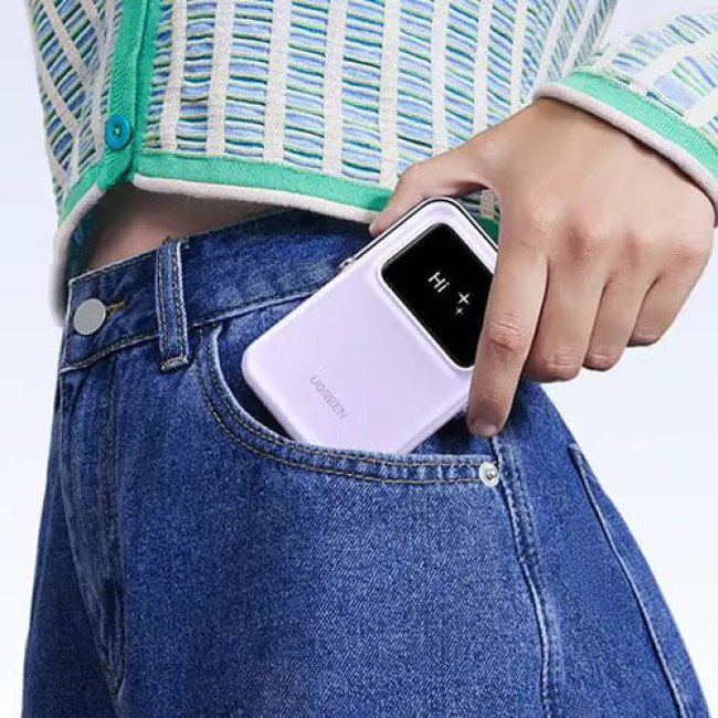 Аккумулятор внешний Ugreen PB571 5000mAh Фиолетовый Аккумулятор внешний Ugreen PB571 5000mAh Фиолетовый