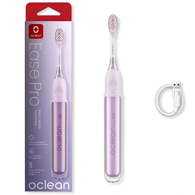 Электрическая зубная щетка Oclean Ease Pro Фиолетовый (Международная версия) Электрическая зубная щетка Oclean Ease Pro Фиолетовый (Международная версия)