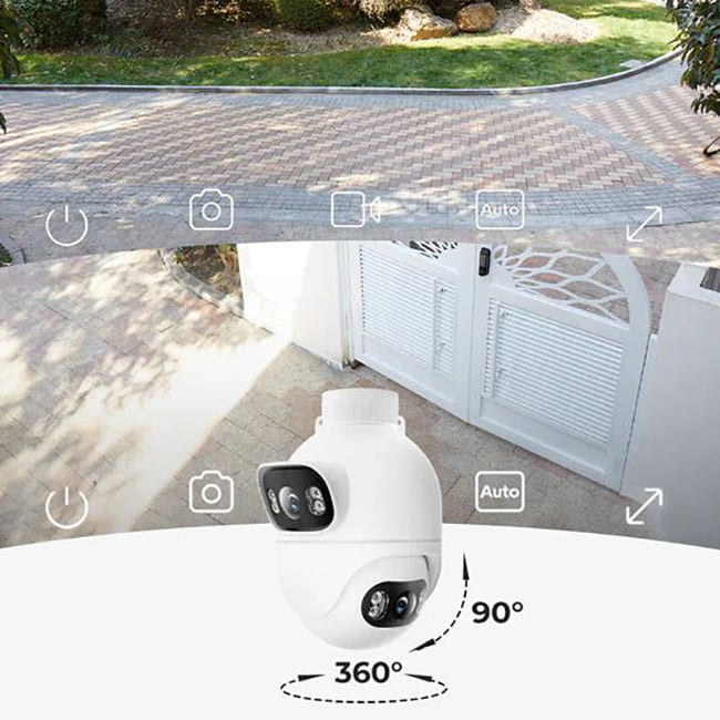 IP-камера Imilab EC6 Dual 2K+2K WiFi Plug-in Spotlight Camera (Международная версия) IP-камера Imilab EC6 Dual 2K+2K WiFi Plug-in Spotlight Camera (Международная версия)