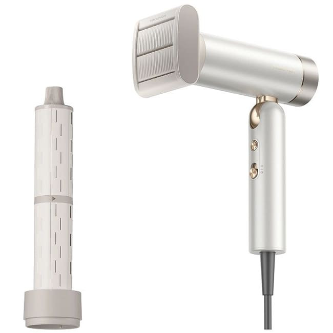 Фен Trouver Flip 10 Белый/Золотистый