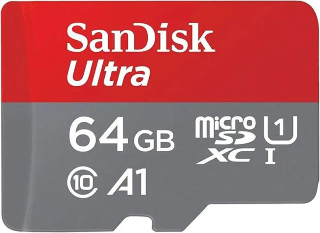 Карта памяти SanDisk Ultra microSDXC 64GB (SDSQUAB-064G-GN6MN)