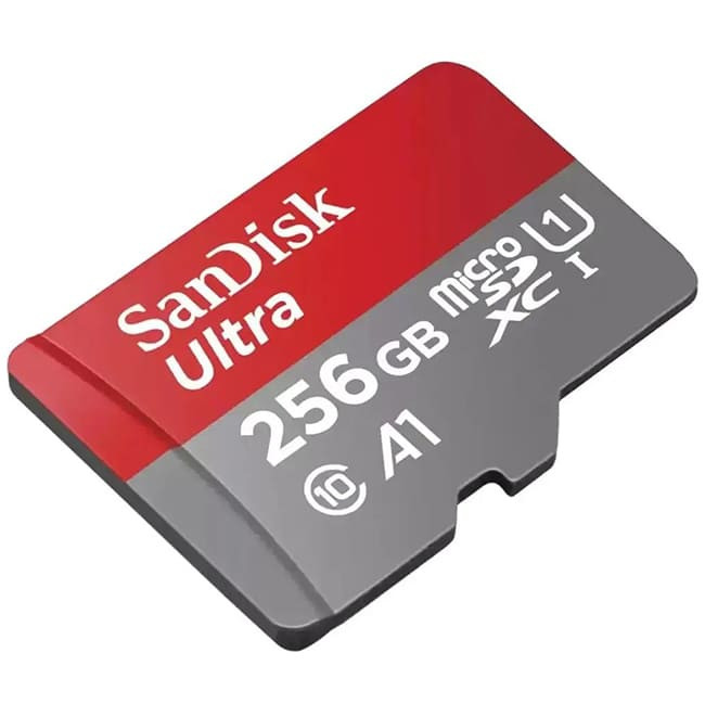 Карта памяти SanDisk Ultra microSDXC 256GB (SDSQUAC-256G-GN6MA 256GB) + SD адаптер