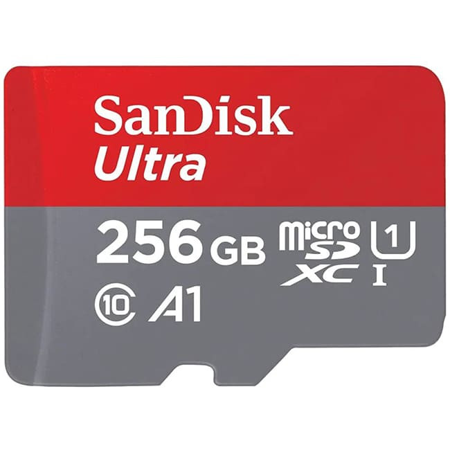 Карта памяти SanDisk Ultra microSDXC 256GB (SDSQUAC-256G-GN6MA 256GB) + SD адаптер