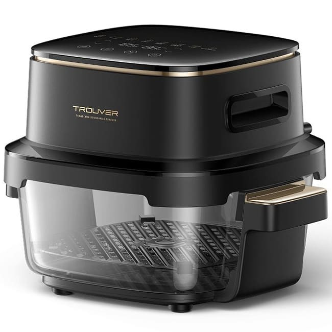 Аэрогриль (аэрофритюрница) Trouver Air Fryer Metalish AF20 Pro 4+2.5L (Международная версия) Черный
