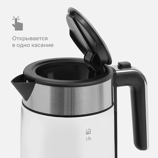 Чайник Tuvio TUK217H1 Серебристый