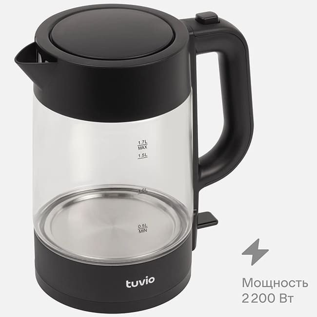 Чайник Tuvio TKG0117 Черный