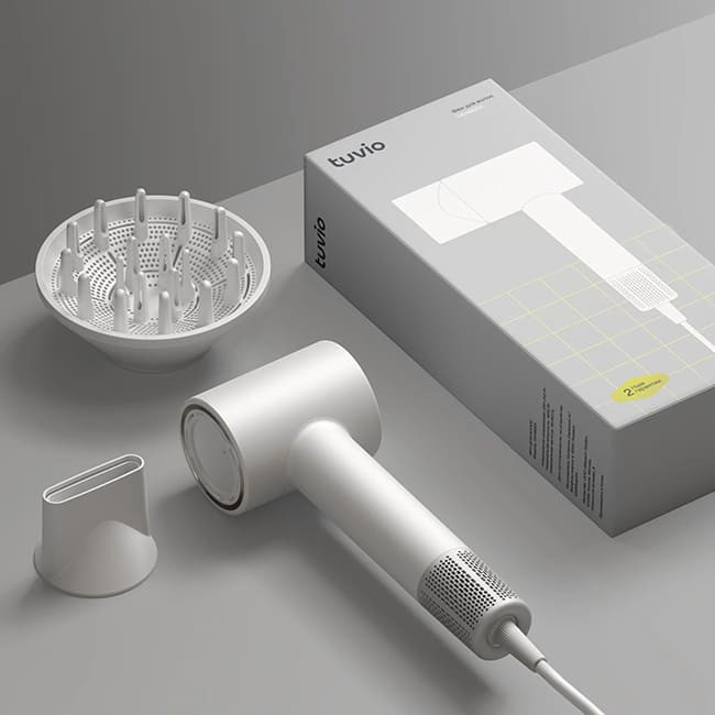 Фен Tuvio HD16EI01 Белый